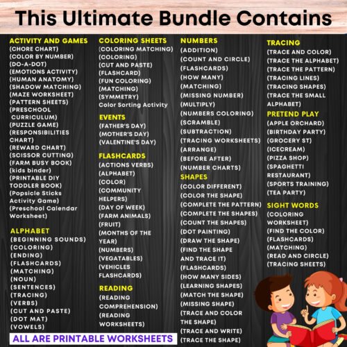 Unlock Fun Learning with Our Kindergarten Activities & Learning Bundle! - Image 2