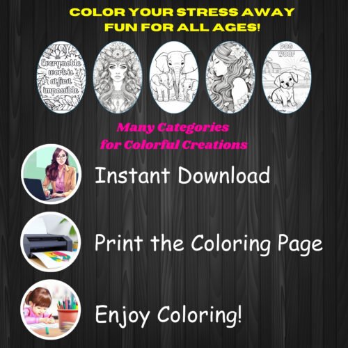 Coloring Books: Perfect for Kids and Adults Alike! - Image 6
